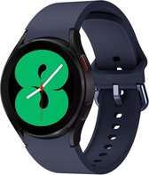 Samsung Galaxy Watch 4 - Silicone Bandje - Kleurrijke Gesp - Blauw - 20mm