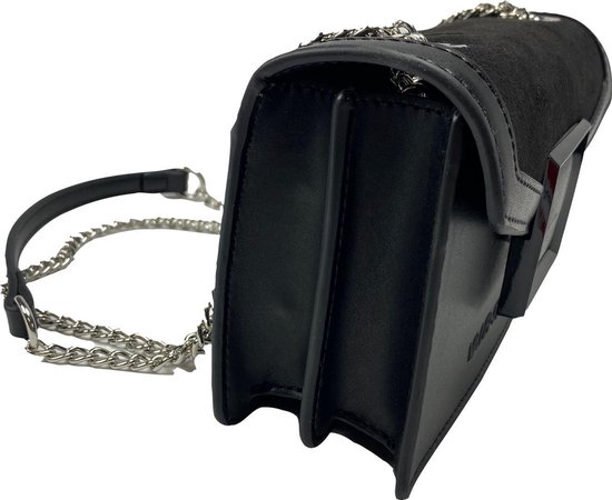 VALENTINO Sac à épaule bandoulière Sac de soirée Tasso Satchel Nero Noir