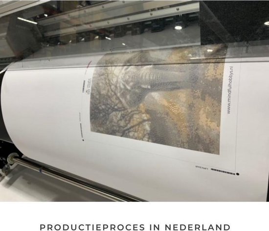 Peinture au Diamond - Mer et plage derrière la porte - Fabriqué aux Nederland - 50 x 70 cm - matériau toile - pierres carrées + stylo de luxe gratuit d'une valeur de 12,99 €