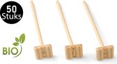 Tonicstampers bamboe 50 stuks bio - Drank - Cocktail stamper - Citroen