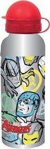 drinkbeker Avengers junior 520 ml aluminium zilver/rood