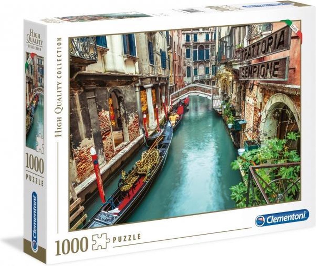 Afbeelding van product Clementoni  legpuzzel HQ - Venice Canal 1000 stukjes