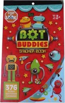 stickerboek Bot Buddies 24 x 14,8 cm 376 stickers
