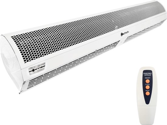 Turbionaire Linea Heat 150T luchtgordijn - warmtegordijn - 150cm breed - met afstandsbediening