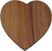 Floz onderzetter hart - houten hart - houten hartvorm - 20 cm - fairtrade