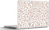 Laptop sticker - 10.1 inch - Panterprint - Pastel - Vlekken - 25x18cm - Laptopstickers - Laptop skin - Cover