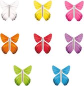 Magic Butterfly ® - Opdraai Vlinder - Magische Vlinders - Vlinder voor in een kaart - Impuls Assortiment 8 stuks