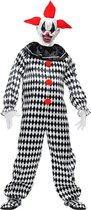 Widmann - Harlequin Kostuum - Knettergekke Harlekijn Nar - Man - - Small - Halloween - Verkleedkleding