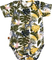 Frogs and Dogs - kraamcadeau / baby - jungle - romper - Khaki - maat 56