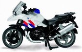 BMW R1200 GS motorfiets Politie 6,5 cm staal wit (1049)