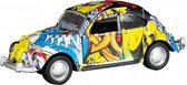 auto Volkswagen Kever jongens pull-back graffiti