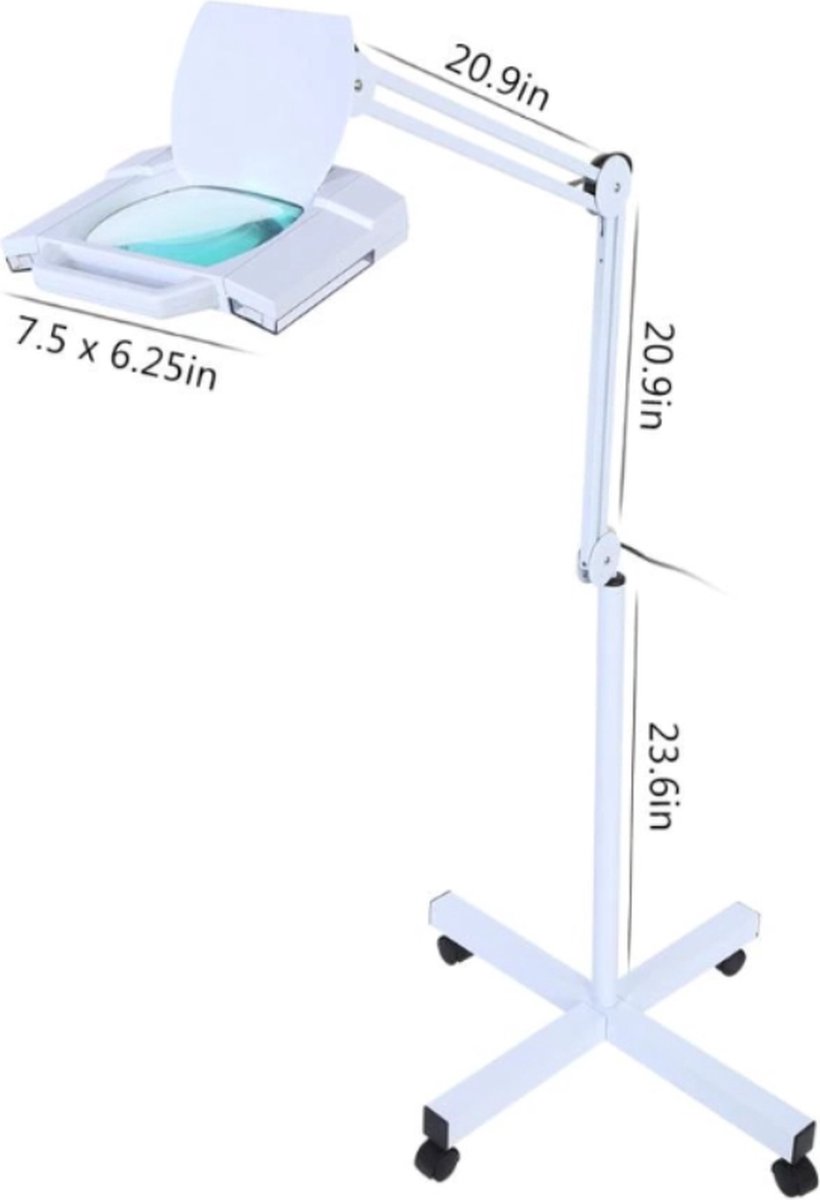 SMOCTAR Led-wimperlamp, 55 cm, halve maanlamp met