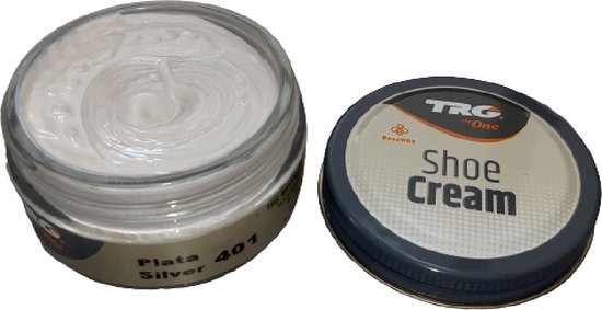 TRG - schoencrème met bijenwas - zilver - 50 ml