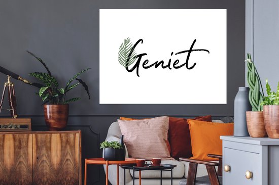 Stickers Stickers muraux - Citations - Enjoy - Proverbes - 120x90 cm - Film adhésif