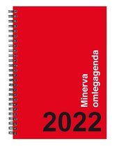 Minerva Omlegagenda 2022 - ringband - 1 week per 2 pagina's - A5 formaat
