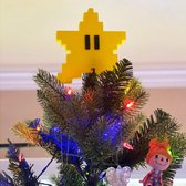WiseGoods Premium Ster - Bekend van Super Mario - Kerst - Kerstboom - Woondecoratie - Cadeau - Kerstster - Games - Geel