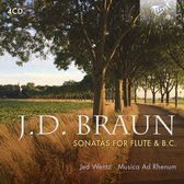 Musica Ad Rhenum, Jed Wentz - J. D. Braun: Sonatas For Traverso Flute & B.C. (4 CD)