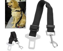 Jumada's Autogordel Honden - Hondengordel - Autoriem Voor Honden - Veiligheidsgordel - Verstelbaar - Zwart