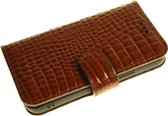 Made-NL Handgemaakte ( Samsung Galaxy S20 ) book case Bruin reliëf robuuste glans leer