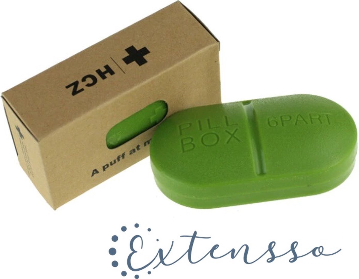 Pillen doos| Pillendoos| Extensso| om je medicatie veilg en schoon mee te kunnen nemen