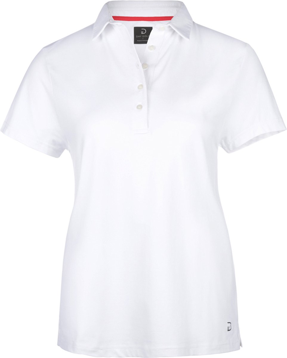DAY Golf Polo Dames - Wit - Maat L