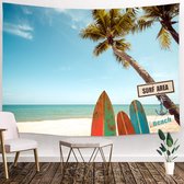 Ulticool - Surf Beach Surfboard Gadget - Tenture murale - 200x150 cm - Groot tapisserie - Affiche