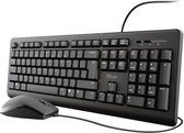 Trust Primo - Stille Keyboard en Muis set - Qwerty US