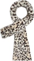 Yehwang- Sjaal - Winter - Dames/Kids - Cheetah White - Fluffy - Insteeksjaal