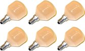 Philips - Kogellamp - 25Watt - E14 Fitting - Gloeilamp - Softone Flame - Dimbaar - Kleine Fitting - Flame - 25W - (6 STUKS)