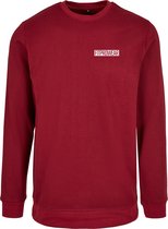 FitProWear Sweater Heren - Bordeaux / Rood - Maat XXXL / 3XL - Sweater - Trui zonder capuchon - Hoodie - Crewneck - Trui - Winterkleding - Sporttrui - Sweater heren - Heren kleding - Crew neck - Sweater man