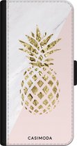 iPhone 11 bookcase leer hoesje - Ananas