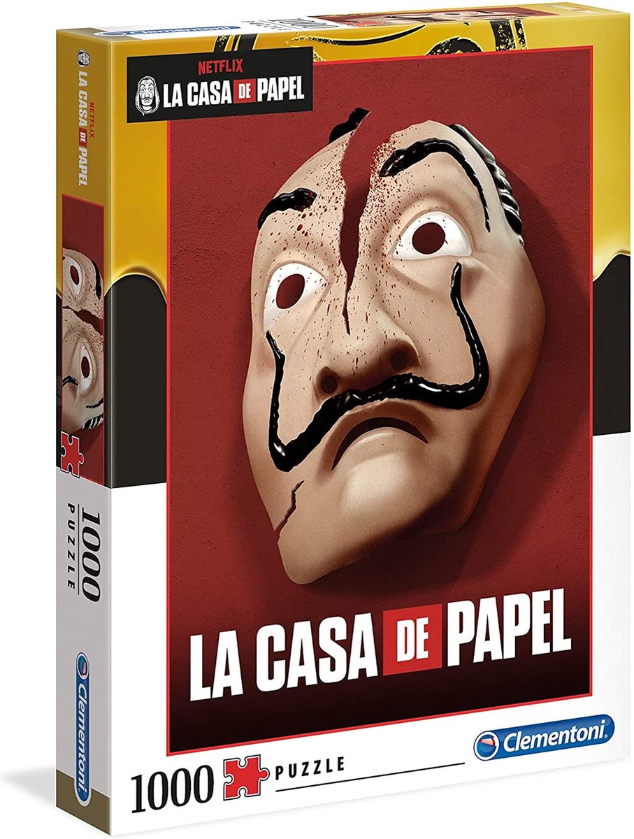 legpuzzel La Casa de Papel Dalí 1000 stukjes