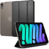 Spigen - Apple iPad Mini 6 2021 hoes – Elegante tablethoes – Book & Flip case – Zwart