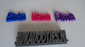Naam magneet - Magneet met naam - Gepersonaliseerd - Uniek - Eigen ontwerp - 3D geprint - moederdag - vaderdag - 3Dkadootjes