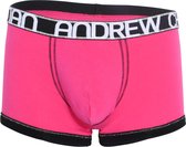 Andrew Christian Almost Naked Cotton Boxer Roze - MAAT L - Heren Ondergoed - Boxershort voor Man - Mannen Boxershort
