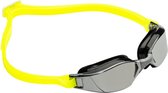 Aquasphere Xceed - Zwembril - Volwassenen - Silver Titanium Mirrored Lens - Geel/Zwart