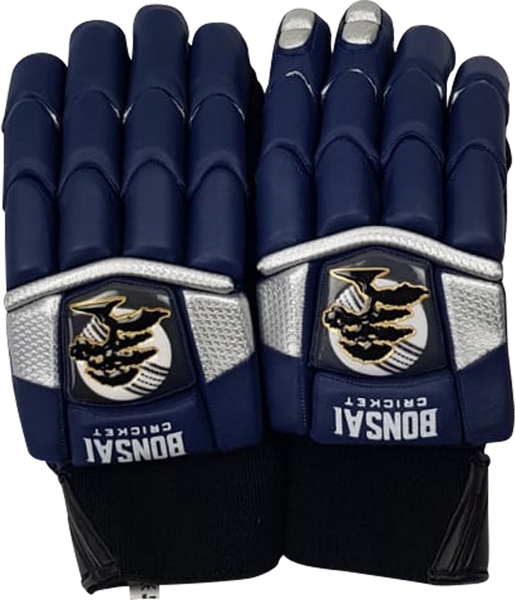 Bonsai Cricket The Zensei - Batting Gloves - Mens RH - Navy Blue