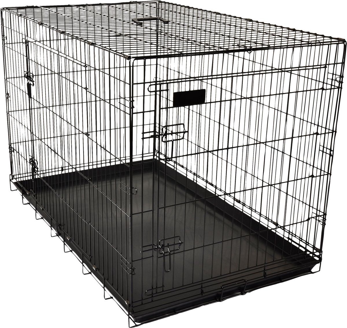 Hondenbench Ebo Zwart S - Zwart - 61 x 43 x 50 cm