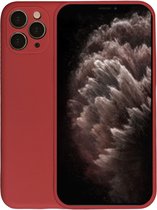 Smartphonica iPhone 11 Pro siliconen hoesje - Rood / Back Cover