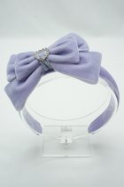 Fluweel luxe haarband – Lila fluweel – Luxe haarband – Luxe accessoire - Haarstrik - Bows and Flowers