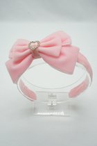 Fluweel luxe haarband – Roze fluweel – Luxe haarband – Luxe accessoire - Haarstrik - Bows and Flowers