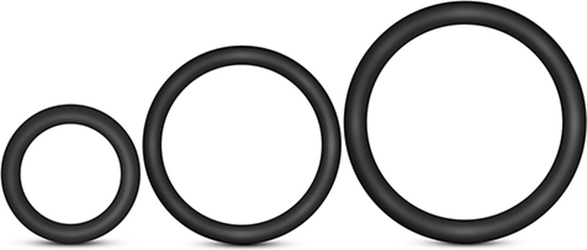 Goedkoopste Blush Cockring PERFORMANCE VS4 SET Zwart