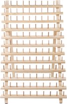 Draadrek met 120 haspels - Opvouwbare houtorganizer - Cone-borduurmachine voor wandmontage - Opberghouder voor naaien - Handwerkaccessoire