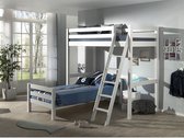 Vipack - slaper Claire met bed Anne - 90x200 - Wit