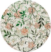 William Morris - Jasmine - Walljar - Wanddecoratie - Muurcirkel - Dibond