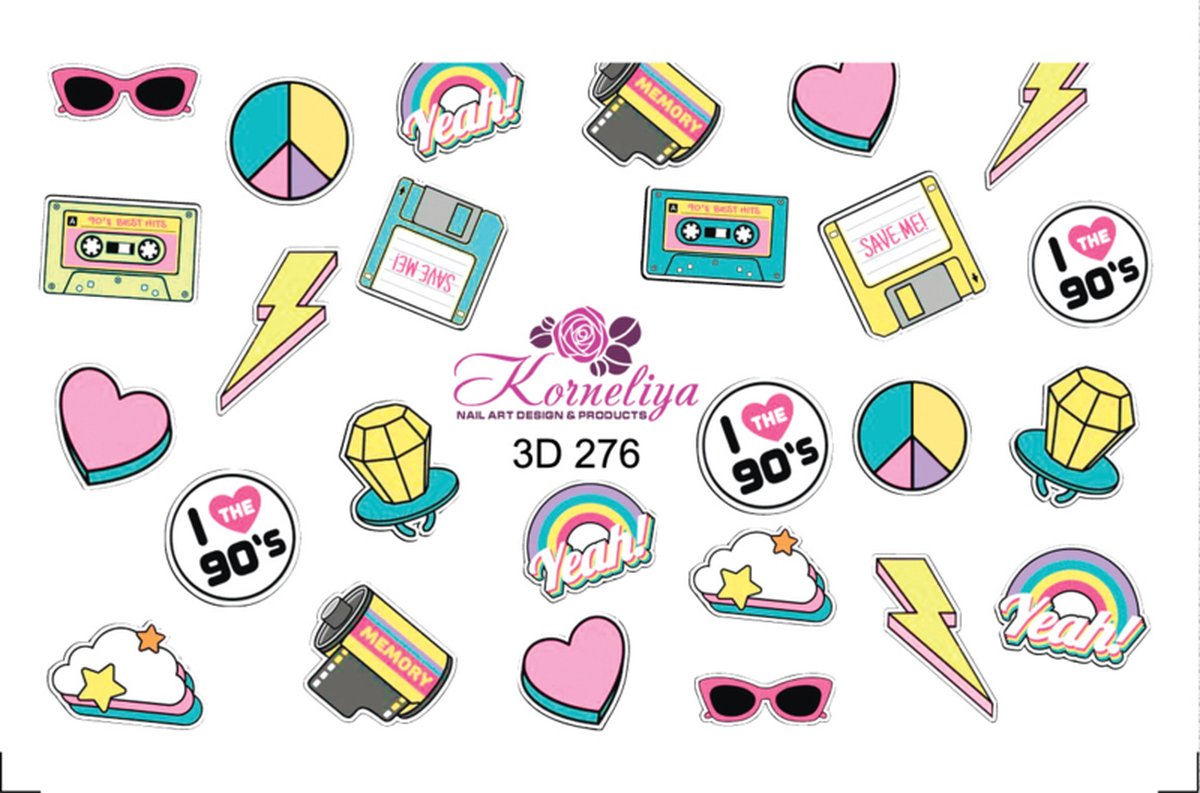 Goedkoopste Korneliya 3D Waterdecal - 3D 276