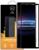 Sony Xperia Pro-I Screenprotector - MobyDefend Gehard Glas Screensaver - Zwarte Randen - Screen Protector - Glasplaatje Geschikt Voor: Sony Xperia Pro-I