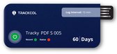Tracky PDF005S single-use temperatuur datalogger tracker (disposable tracker, 60 days battery, 10min interval)