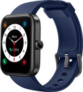 SmartWatch-Trends S206 - Smartwatch - Dames en Heren - Amazon Alexa - Blauw/Zwart