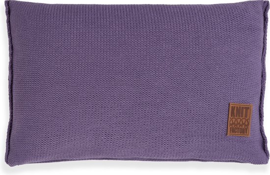 Sierkussen Knit Factory Uni - Violet - 60x40